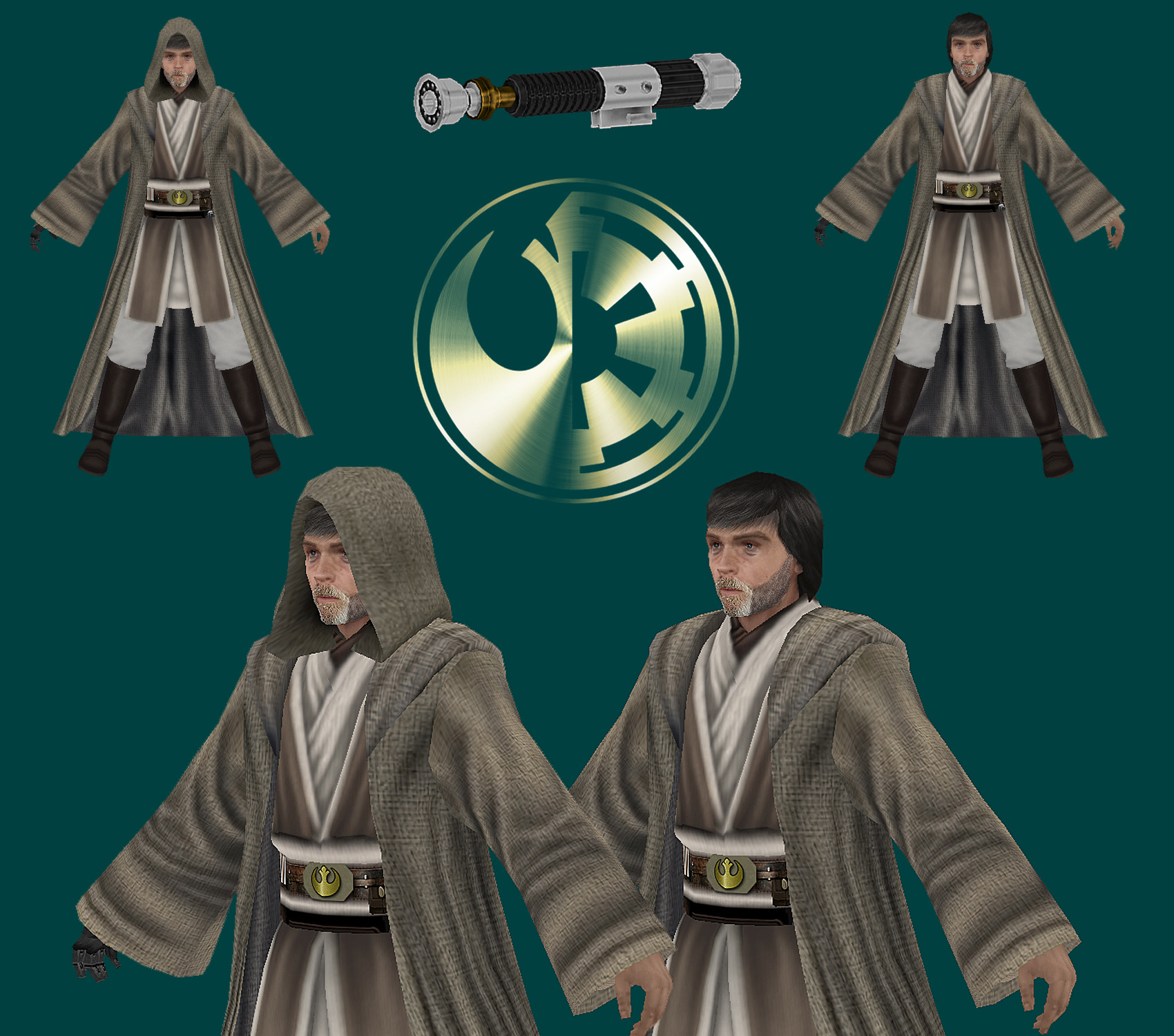 More information about "Old Luke Skywalker (TFA) SKIN"