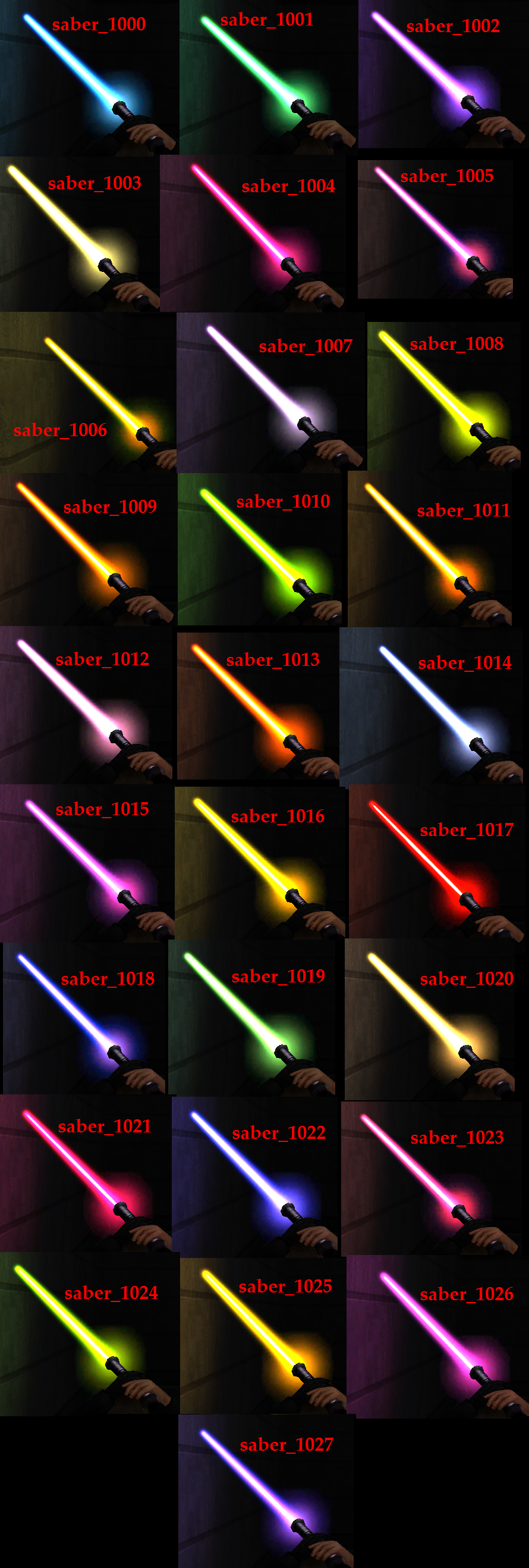 More information about "28 New Saber Colors"