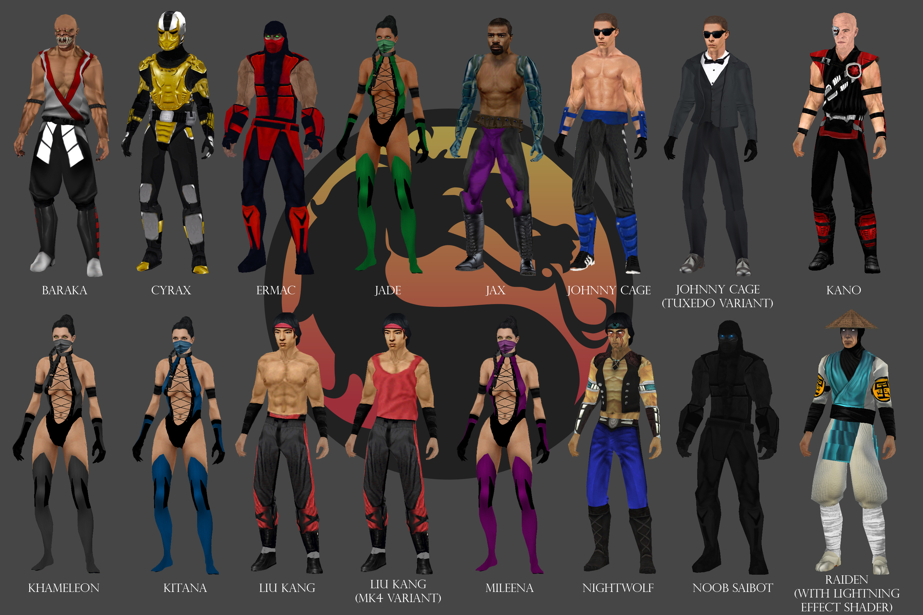 male mortal kombat characters unmasked