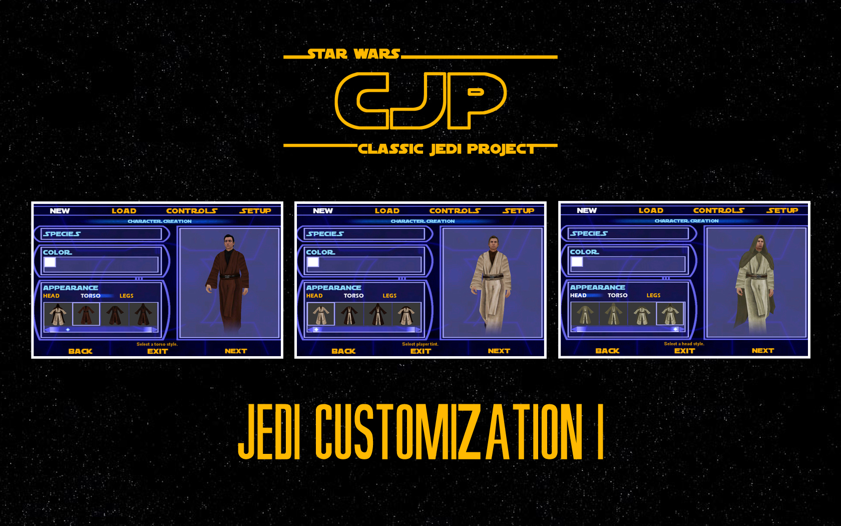 More information about "Classic Jedi Project (CJP) Jedi Customization I"