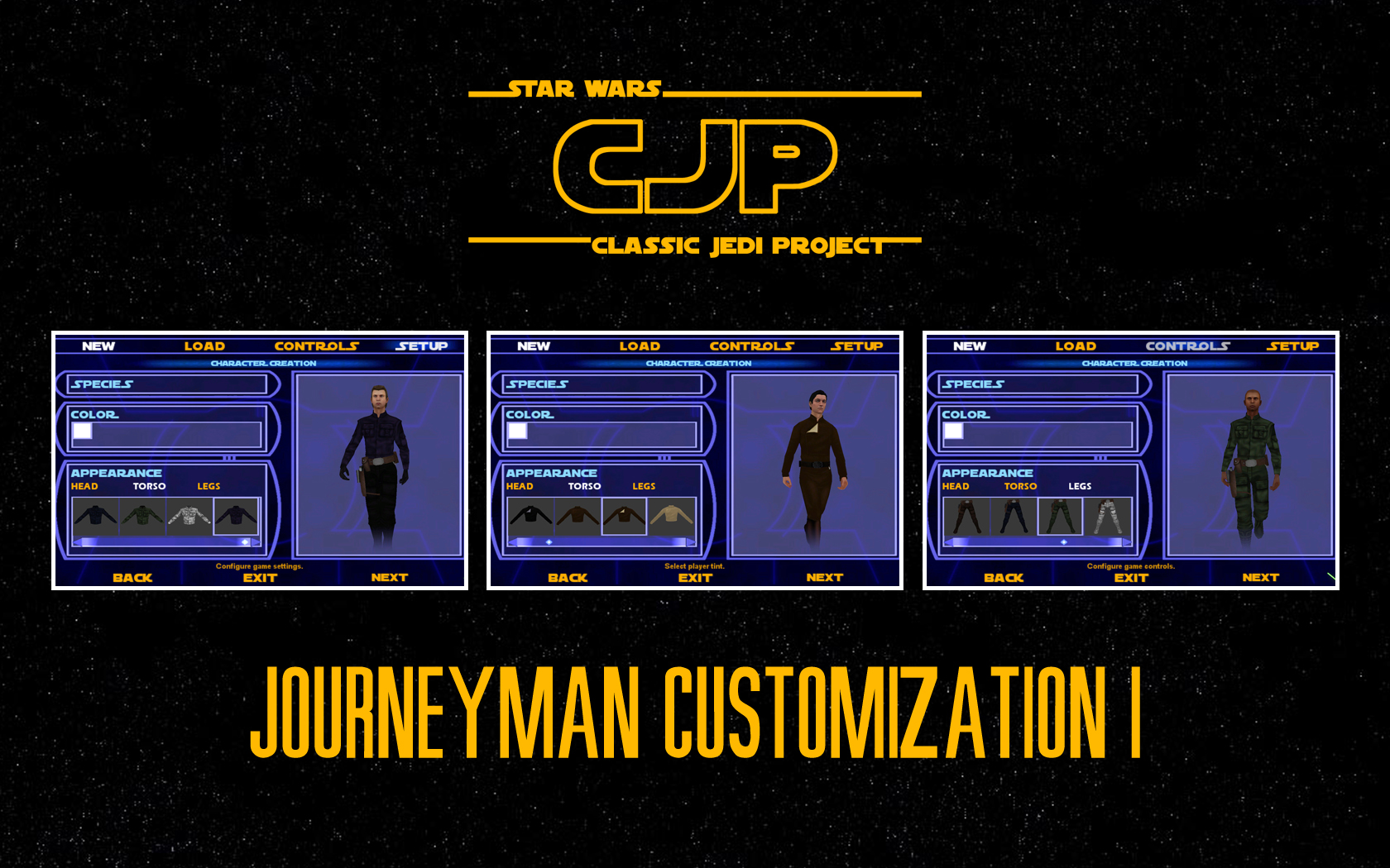 More information about "Classic Jedi Project (CJP) Journeyman Customization I"