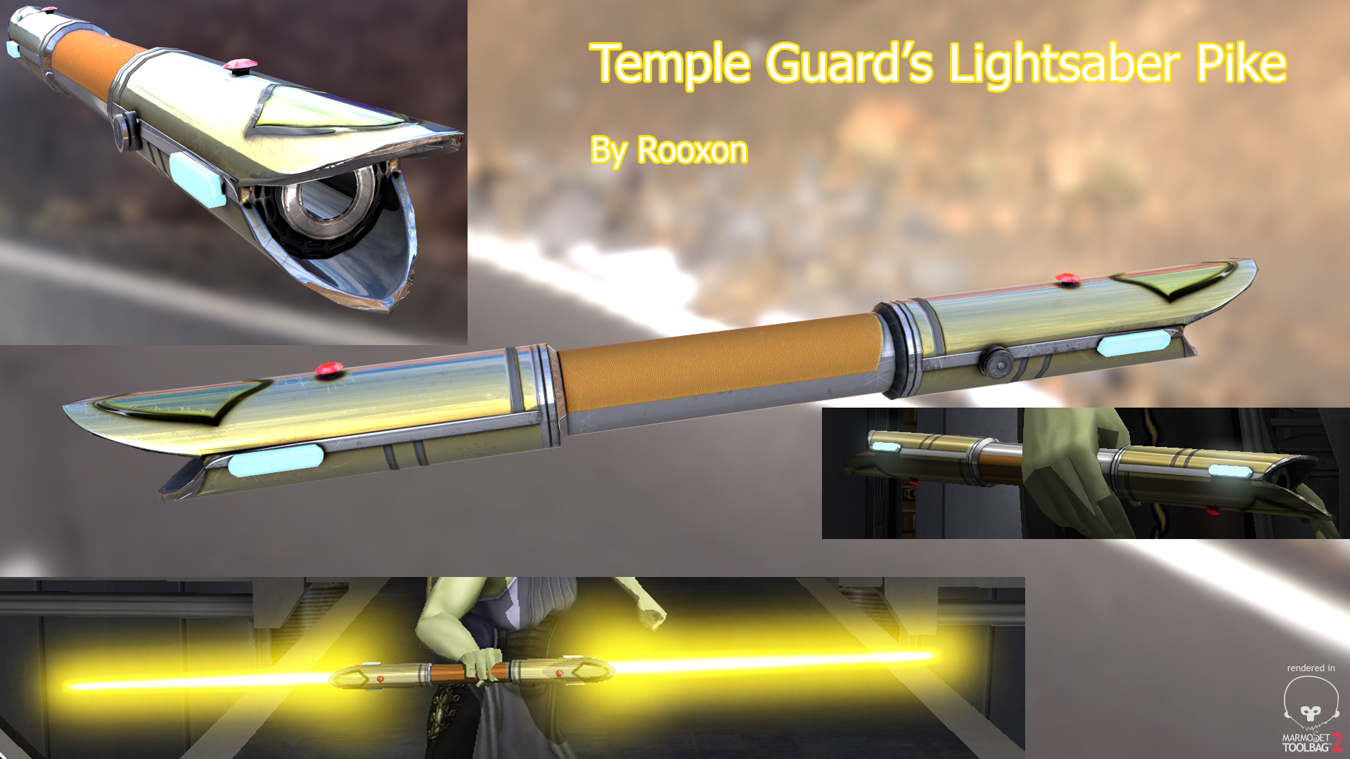 More information about "Jedi Temple Guard's Lightsaber pike"