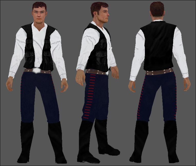More information about "Han Solo Human Male Clothes"