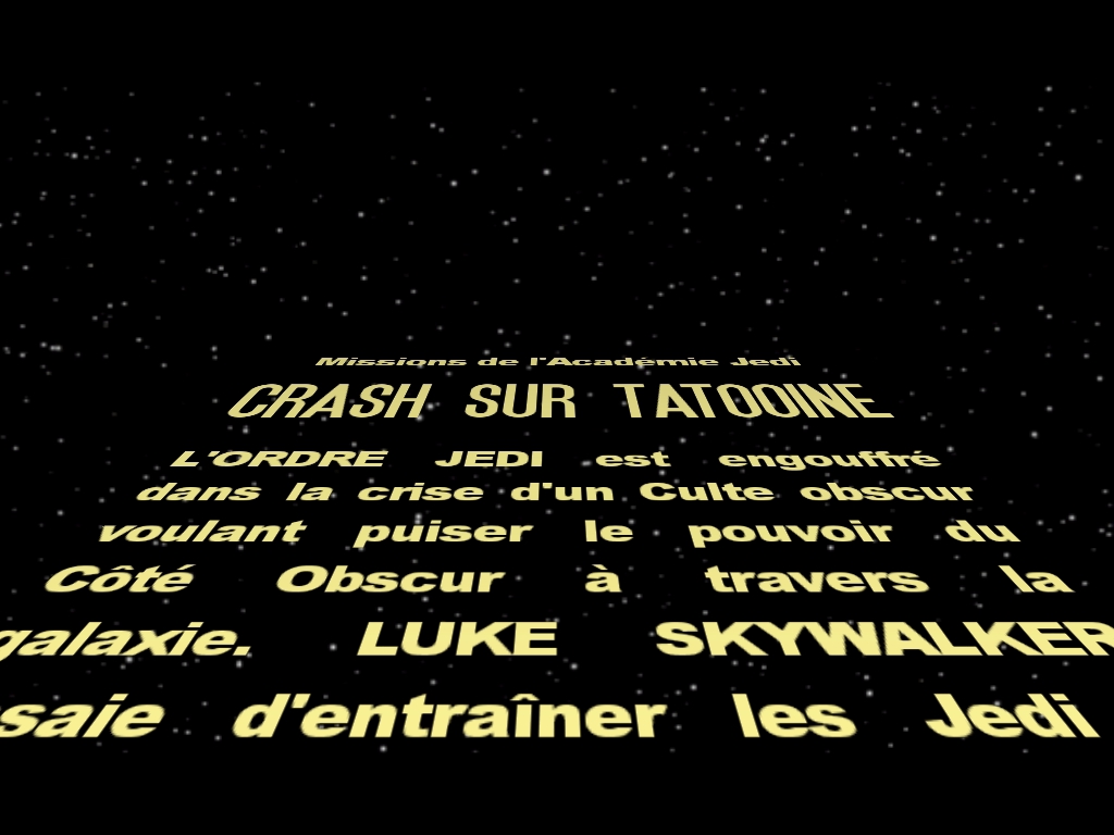 More information about ""Crash on Tatooine" French patch"