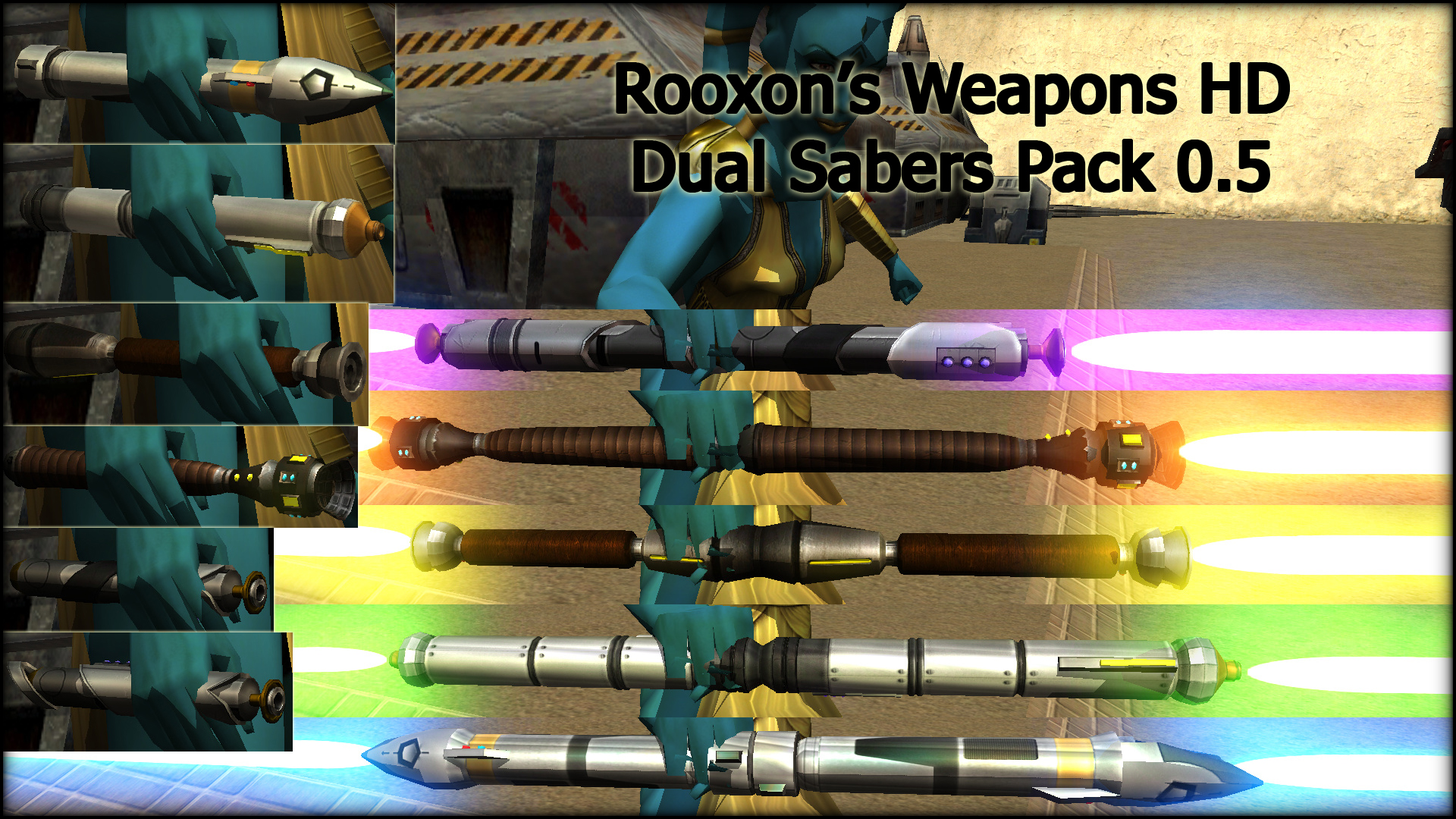 More information about "Dual Sabers Pack - Rooxon's WeaponsHD"
