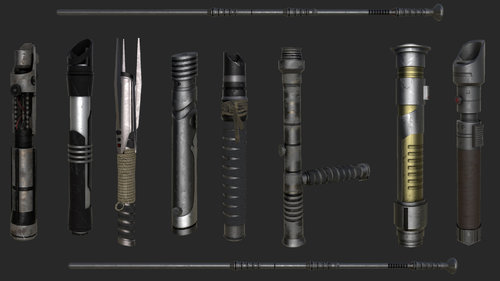 More information about "Lightsabers from The Force Unleashed"