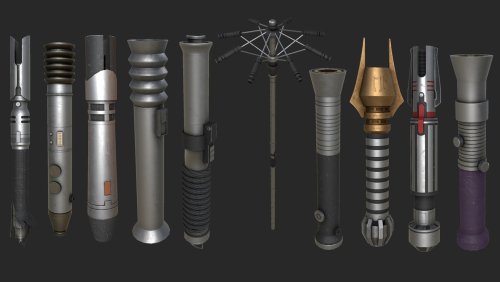 Lightsaber Hilt Collection - Lightsabers & Melee - JKHub