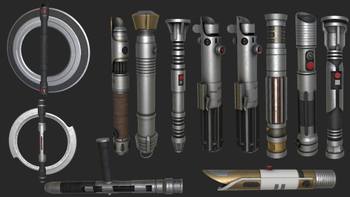 Lightsaber Hilt Collection - Lightsabers & Melee - JKHub