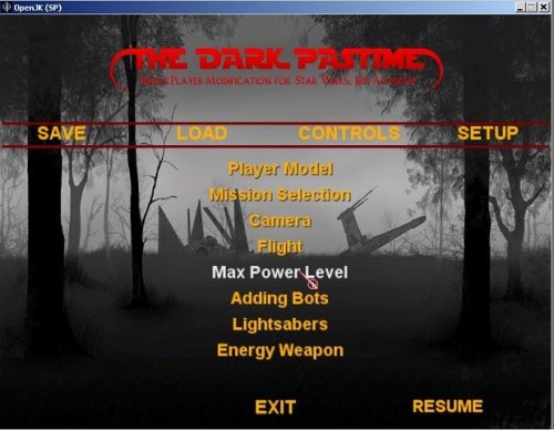 More information about "JAmenu for Dark Pastime mod"