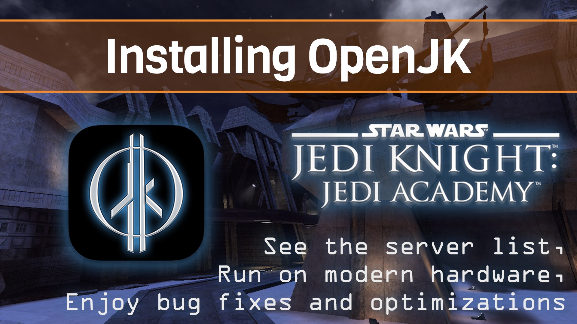 More information about "Installing OpenJK or other clients on Windows, Mac, or Linux"