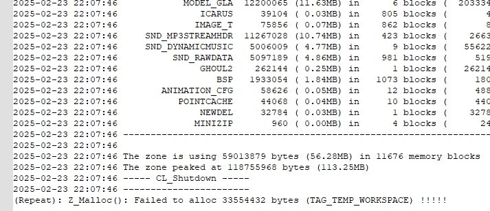 More information about "How to fix Error: Z_Malloc (): Failed to alloc bytes (TAG_TEMP_WORKSPACE) in Jedi Academy"